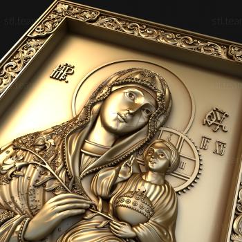 3D model The unfading color of the Most Holy Theotokos (STL)